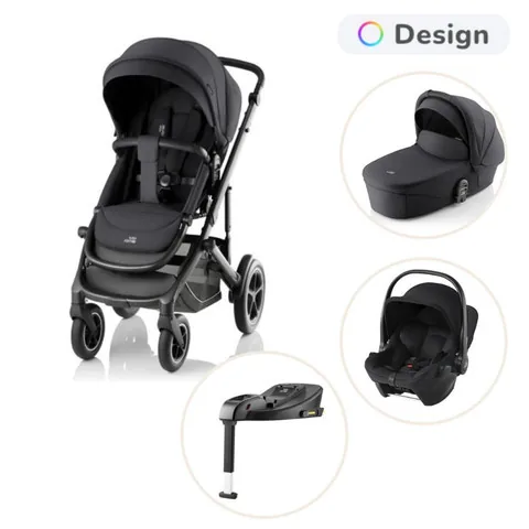 Britax Smile 5Z Lux med Baby-Safe Core i Carbon Black