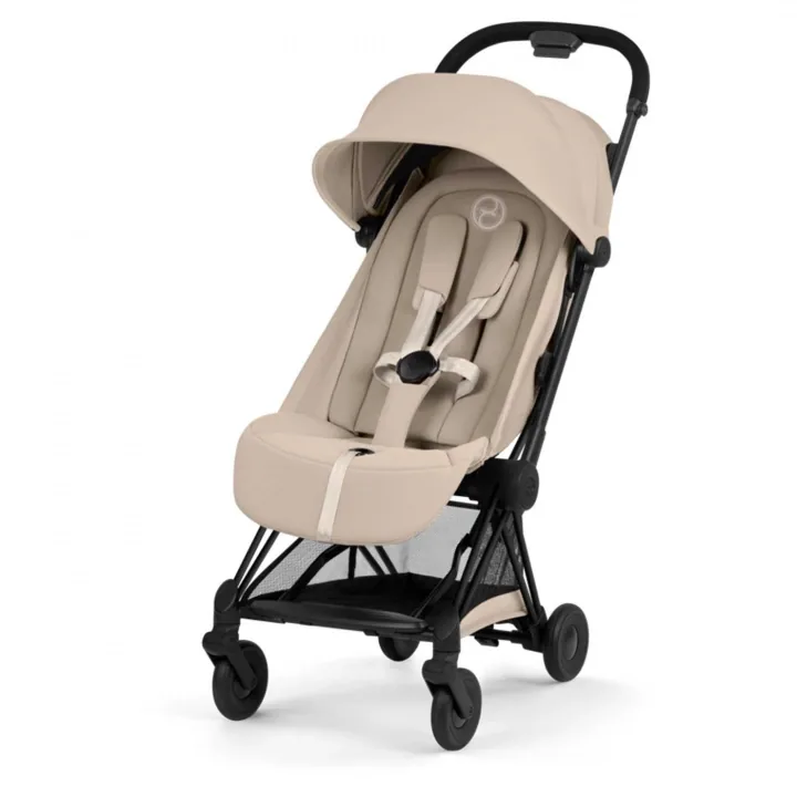 Cybex Coya 2026 i Matt Black och Cozy Beige