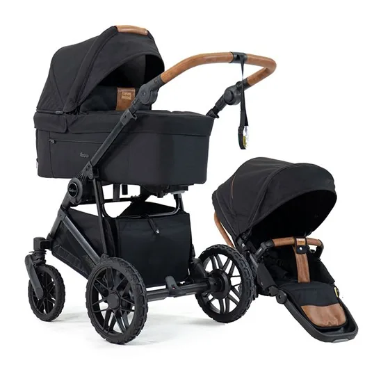 Emmaljunga Super Sonic duovagn i Outdoor Black