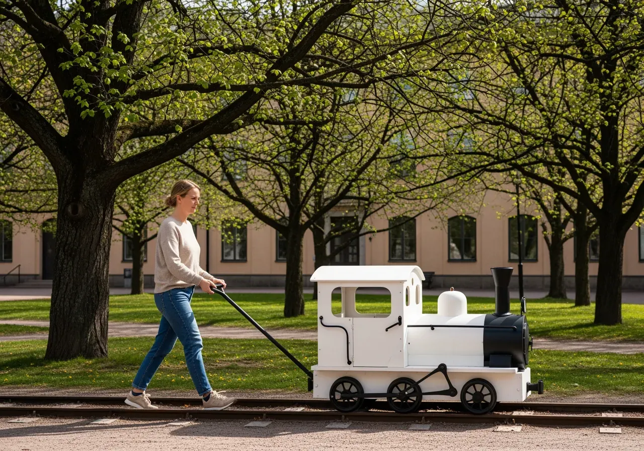 Junama Fluo vit metallfinish valguide