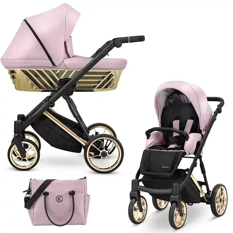Ivento Glam 2-i-1 barnvagn Rosa metallic